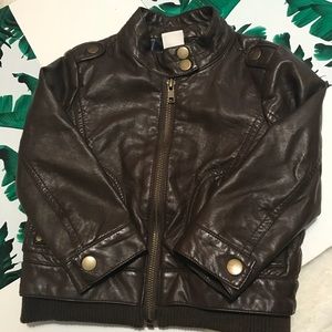 Final Price Joe Fresh Pleather Jacket Sz 18-24 mos